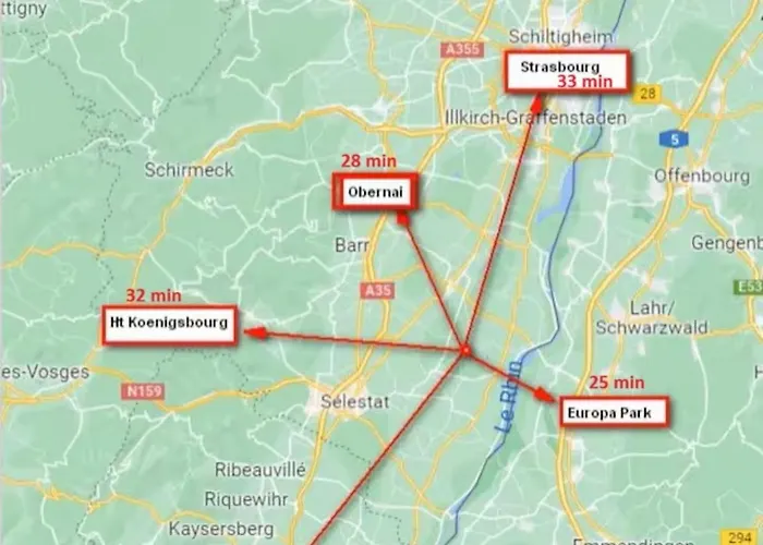 Maison Le Nid De Cigognes Hébergement de vacances Witternheim